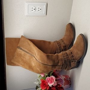 Wms BRONX tall leather boots (sz 6)